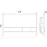 Сет: Инсталляция LEMARK PENEDA + кнопка смыва BIT белый глянец + унитаз GLAZER белый глянец 100804426