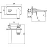 Смеситель для раковины LEMARK BRONX LM3726BL